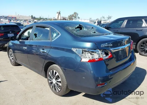 2014 Nissan Sentra S из США, поврежденный, VIN 3N1AB7AP1EL637365